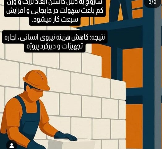 بلوک سبک اتوکلاو شده AAC در گیلان