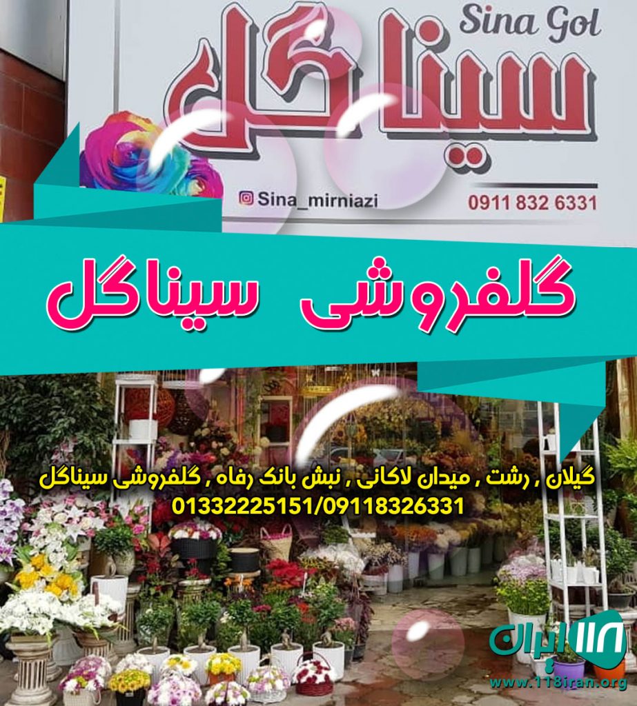گلفروشی سیناگل در رشت گلفروشی سیناگل در رشت