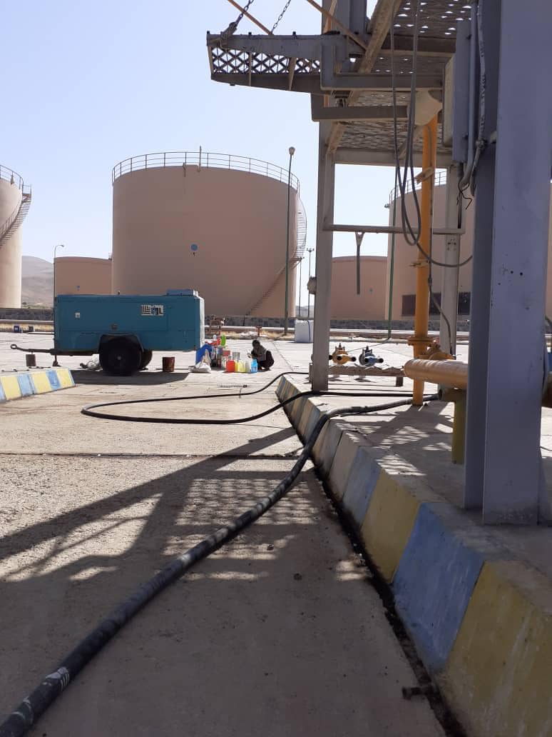 سندبلاست رنگ آمیزی شرکت سهند در تهران