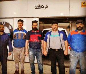 صافکاری و نقاشی حسن چکش طلا در اردبیل