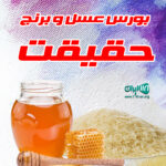 بورس عسل و برنج حقیقت گیلان