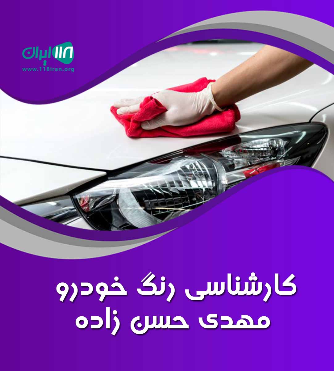 کارشناسی رنگ خودرو مهدی حسن زاده در تربت حیدریه