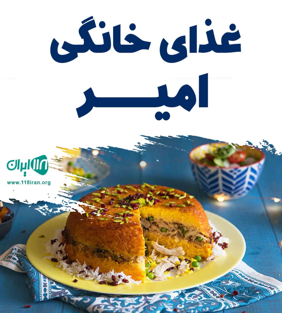 غذای خانگی امیر در ملکان آذربایجان شرقی