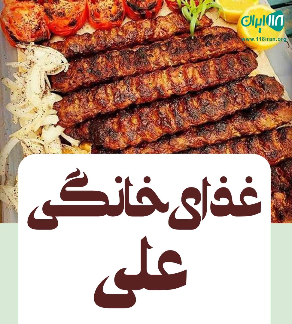 غذای خانگی علی در پارس آباد