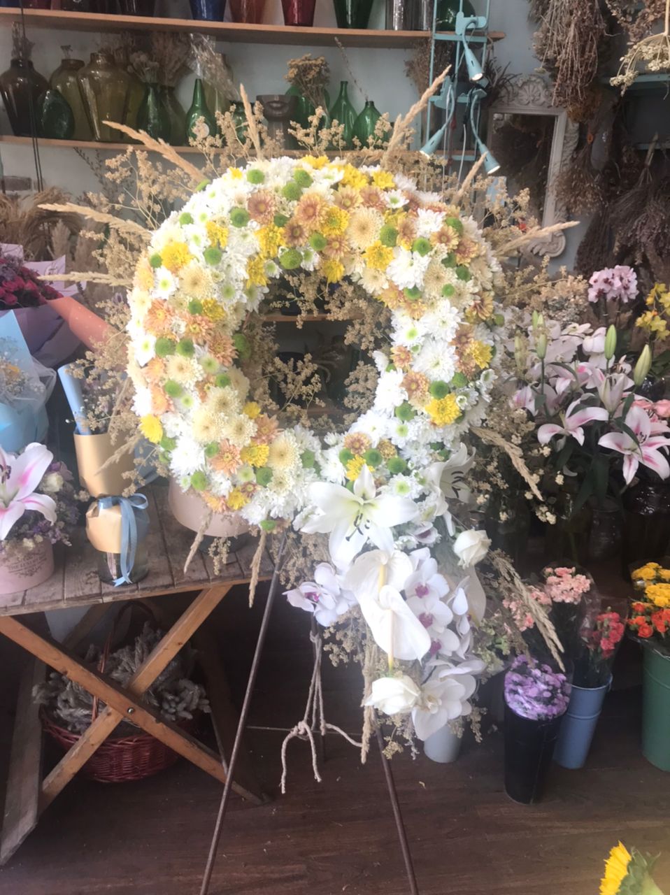 گلفروشی دکان گل در رشت