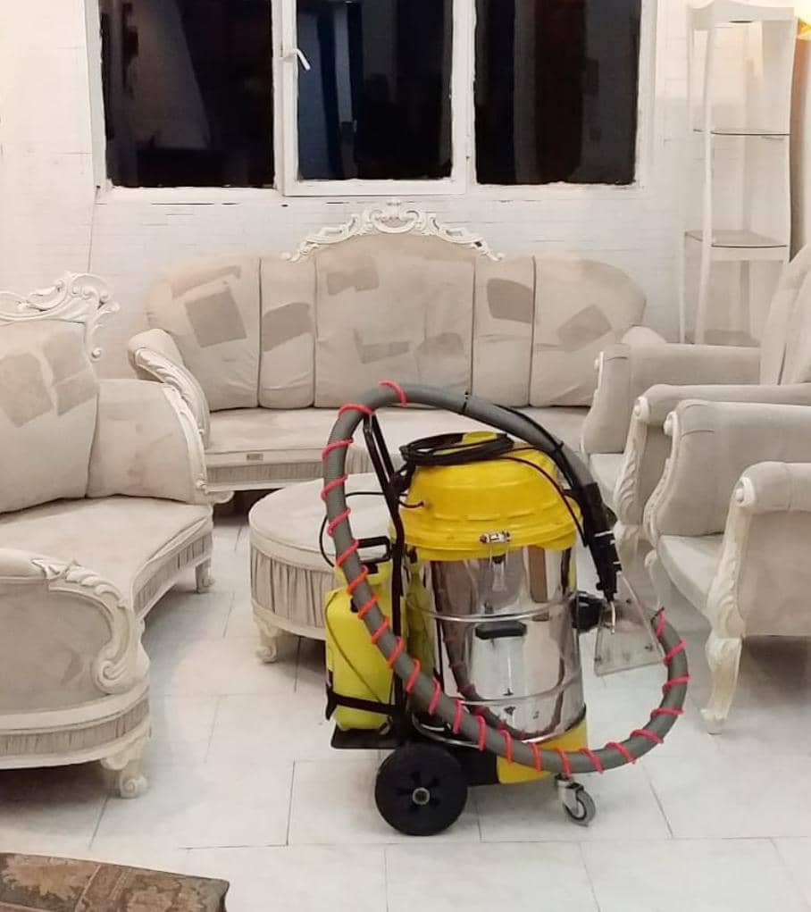 فرش شویی و مبل شویی پاکیزه در منزل میناب