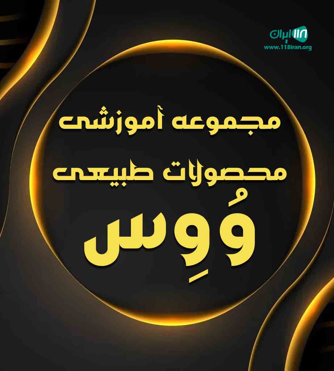 مجموعه آموزشی محصولات طبیعی ووس در گرگان مجموعه آموزشی محصولات طبیعی ووس در گرگان