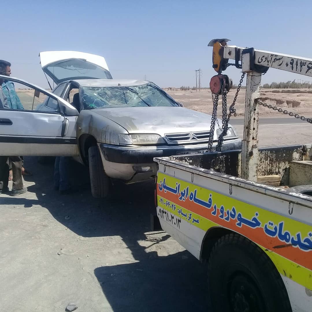 یدک کش رستم آبادی در نرماشیر بم