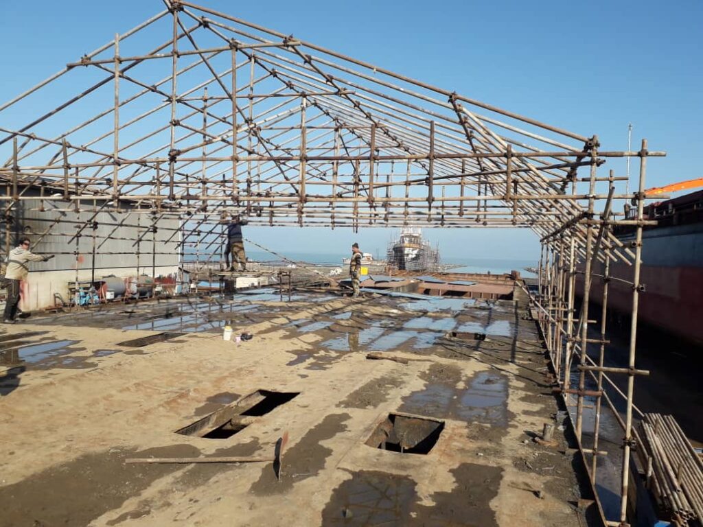 داربست تختی در رشت