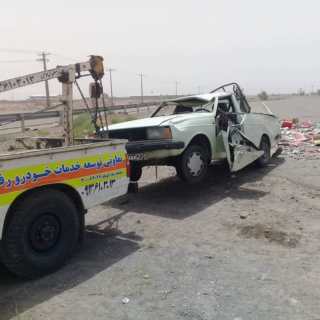 یدک کش رستم آبادی در نرماشیر بم