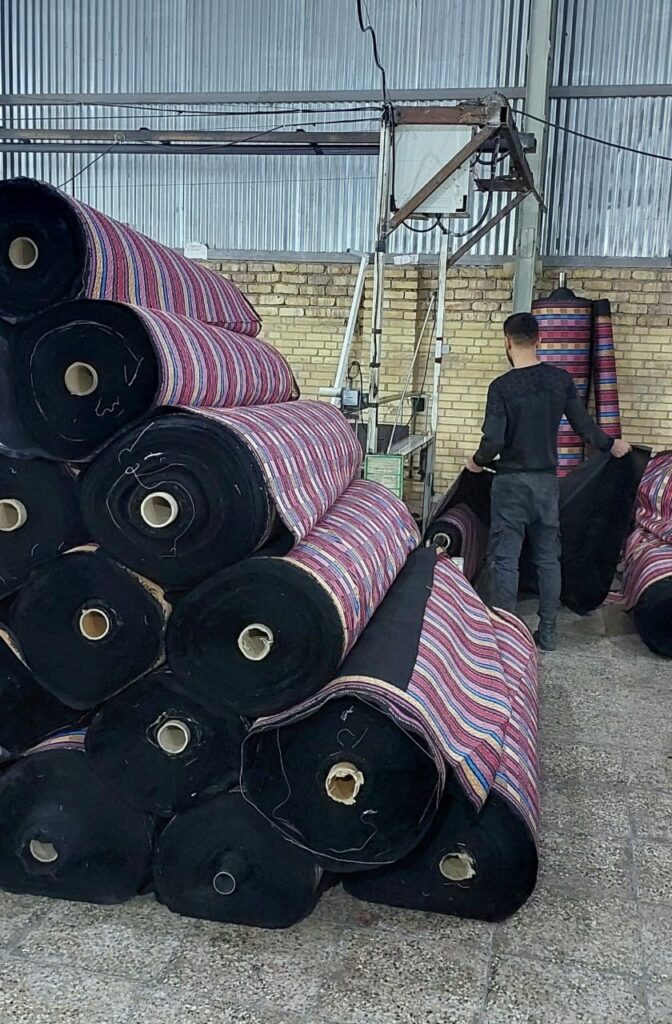 کاور رختخواب جاجیمی ماهک در شهرکرد