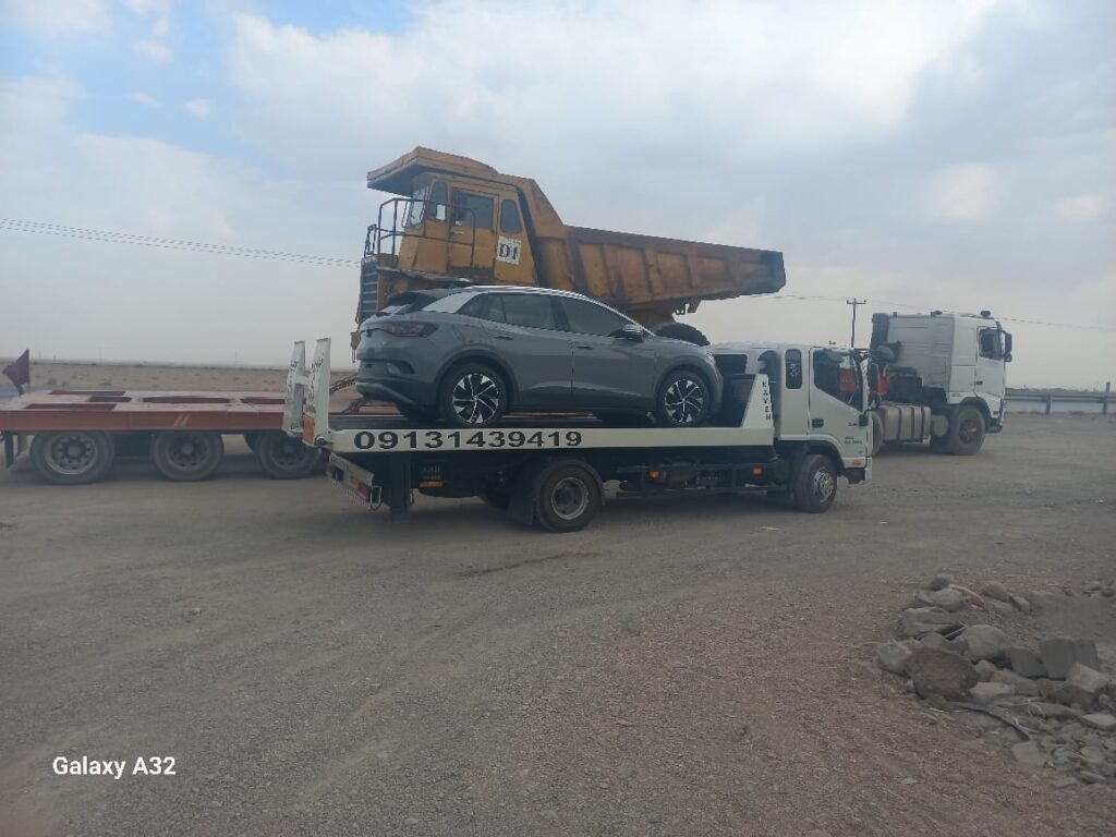 یدک کش و چرخ گیر آزادی در کرمان