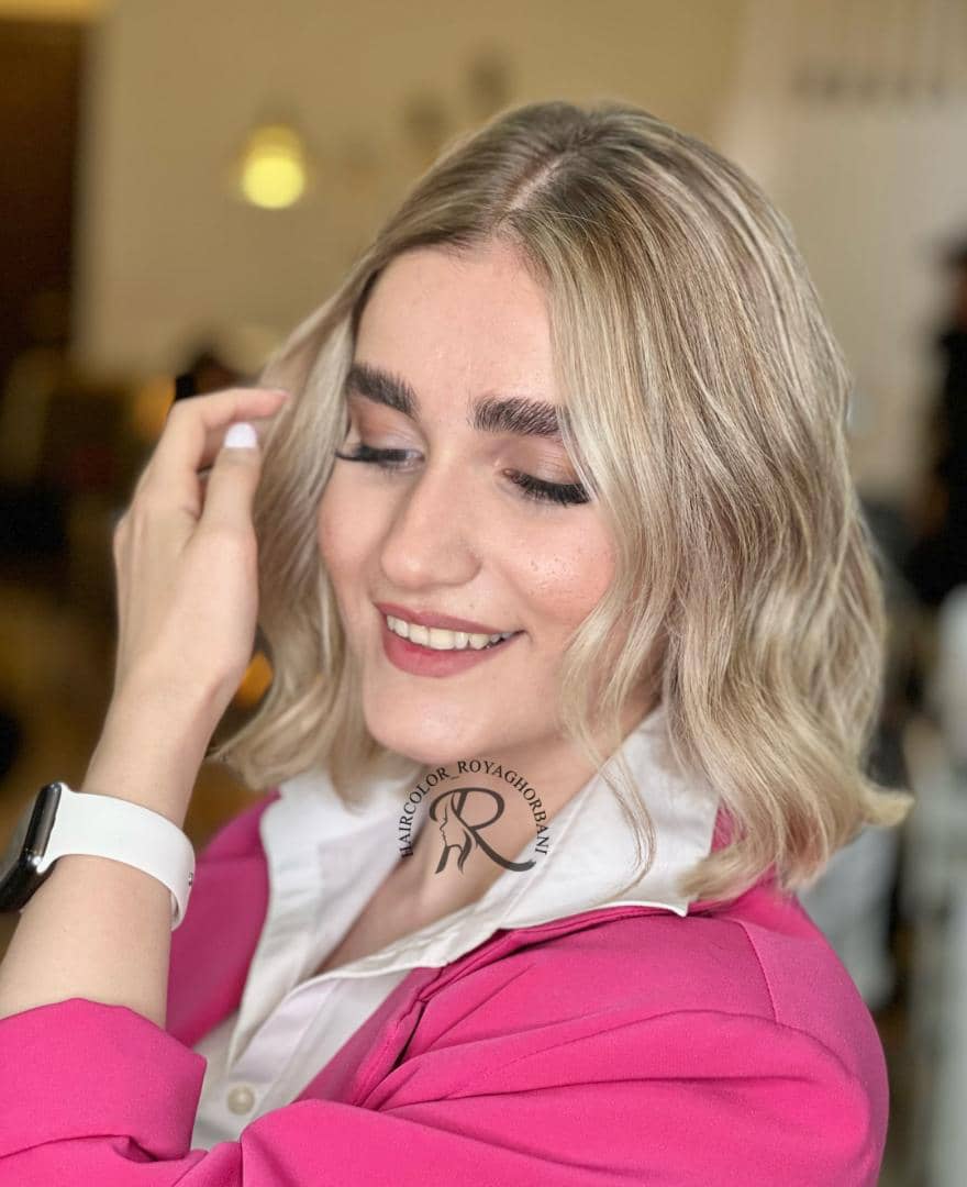 رنگ مو رویا قربانی در تهران رنگ مو رویا قربانی در تهران