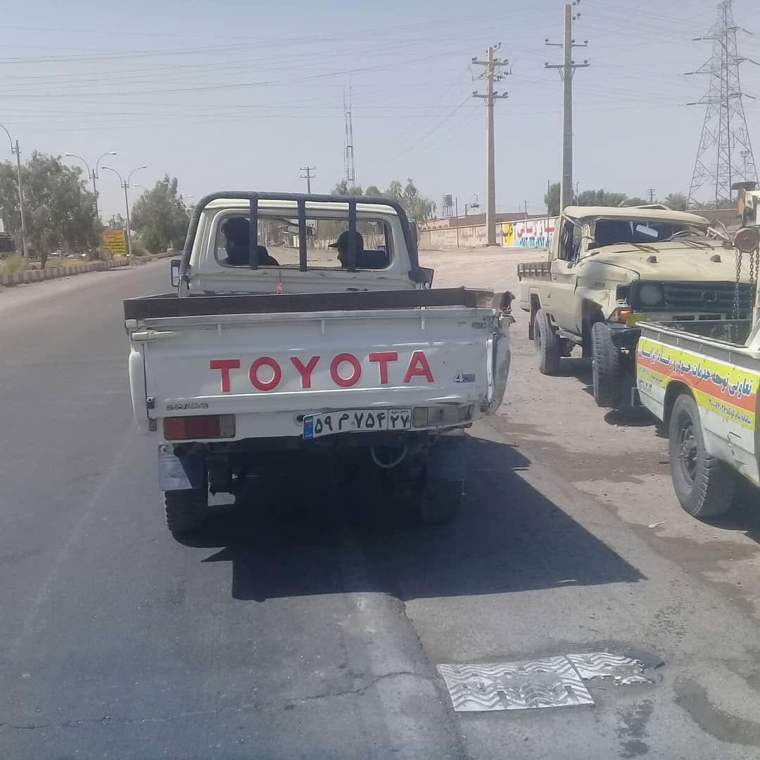 یدک کش رستم آبادی در نرماشیر بم