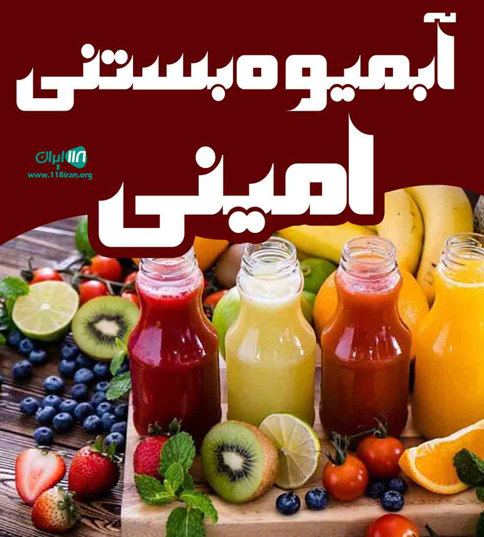آبمیوه بستنی امینی در بادرود اصفهان