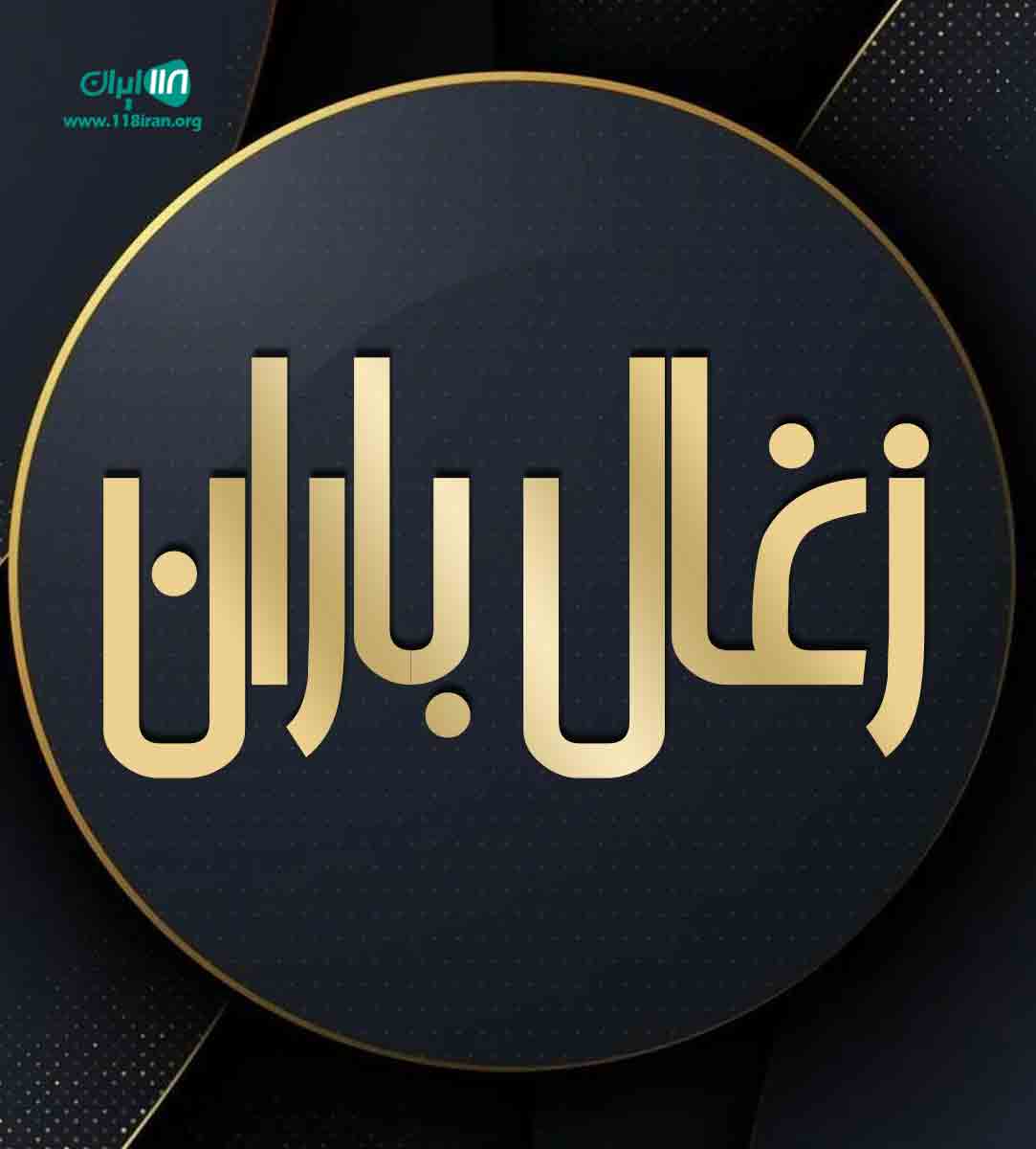 زغال باران در تاکستان قزوین