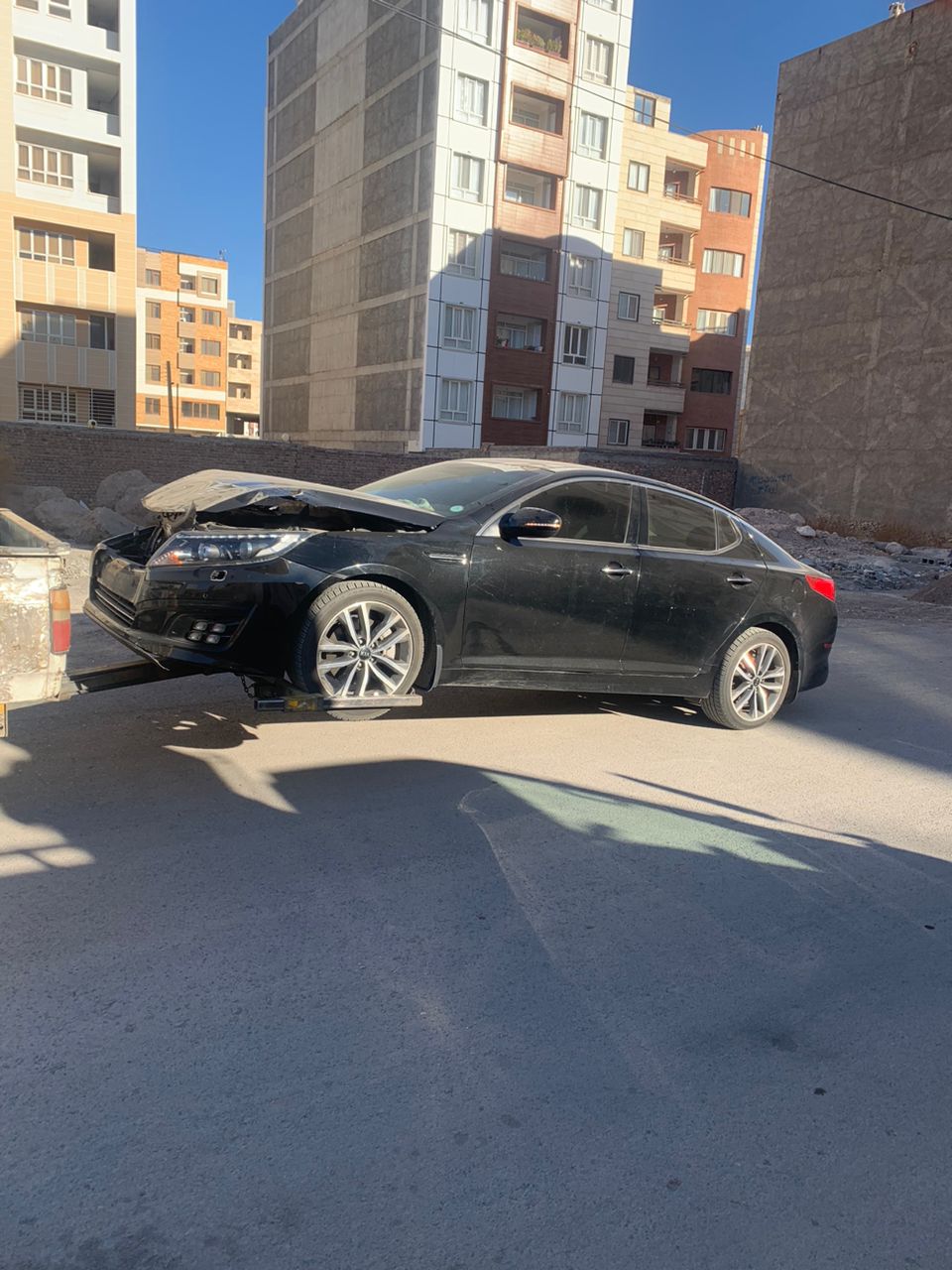 یدک کش و چرخ گیر آزادی در کرمان