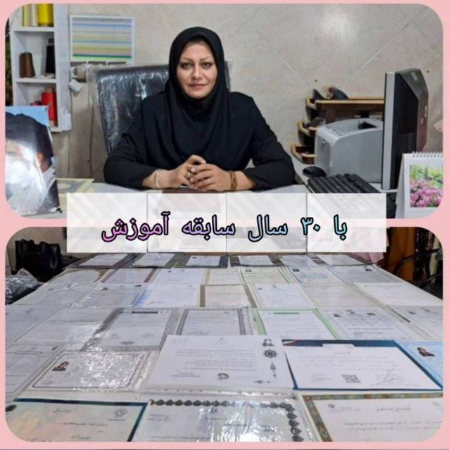 آموزش طراحی لباس و دوخت خانم حصاری در تهران