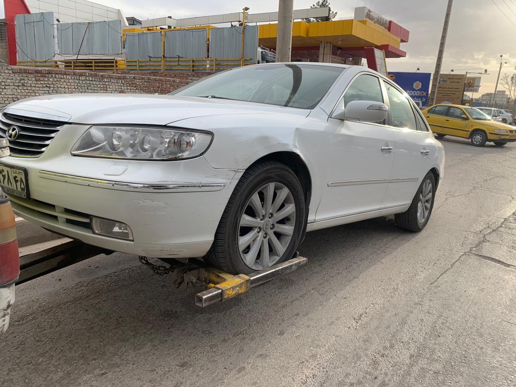 یدک کش و چرخ گیر آزادی در کرمان