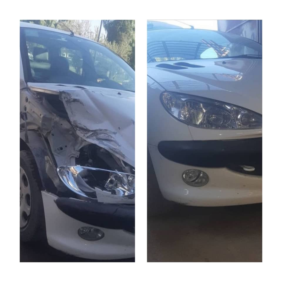 صافکاری و نقاشی عقیل قاسمی در سیرجان صافکاری و نقاشی عقیل قاسمی در سیرجان