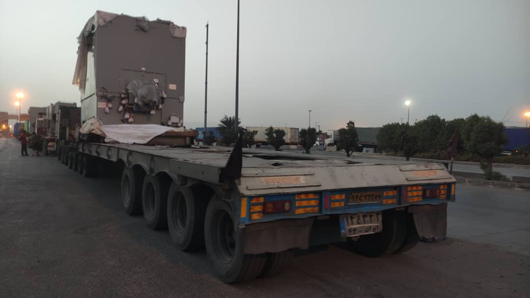 حمل و نقل کاوه فراز آسیا و کمرشکن مصطفی مرادیان در بندرعباس