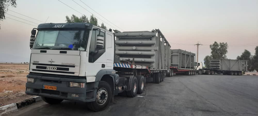 حمل و نقل کاوه فراز آسیا و کمرشکن مصطفی مرادیان در بندرعباس