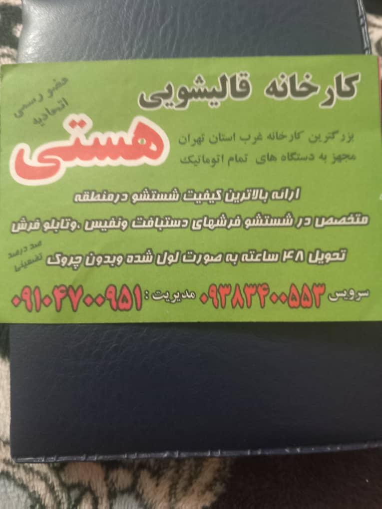 قالیشویی و مبل شویی هستی در فردیس