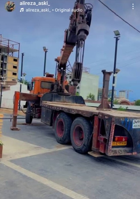 جرثقیل دانیال در محمودآباد