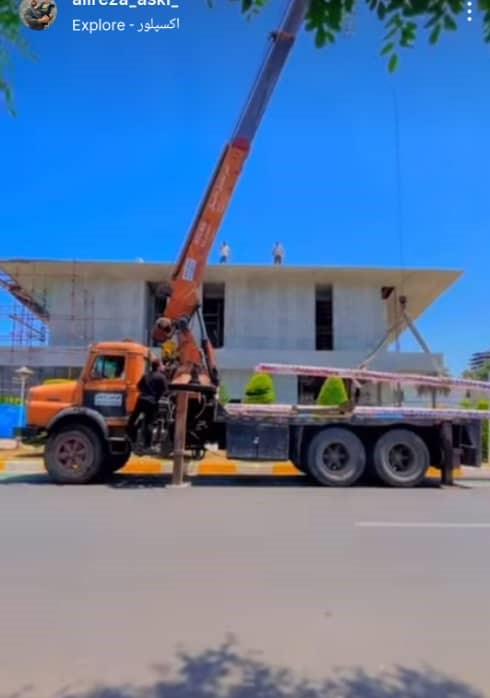 جرثقیل دانیال در محمودآباد