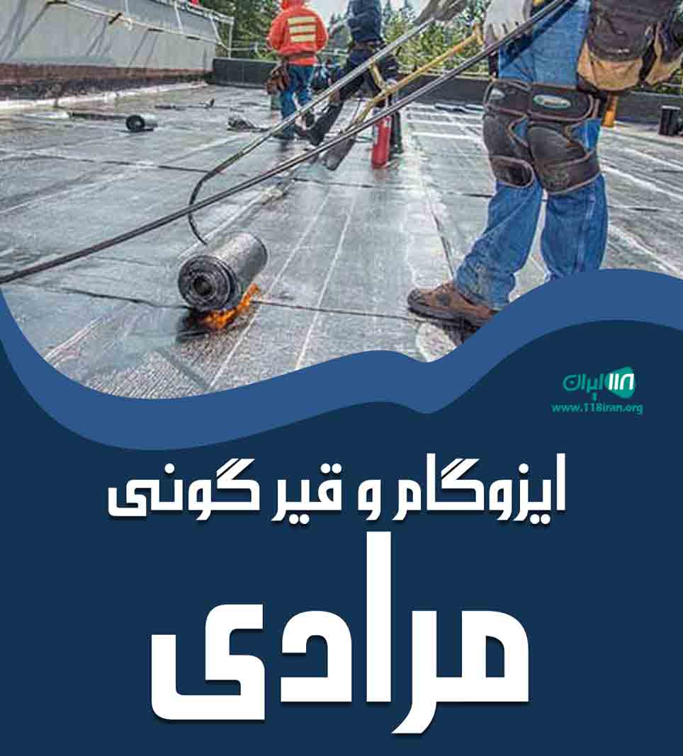 ایزوگام و قیر گونی مرادی در اهر