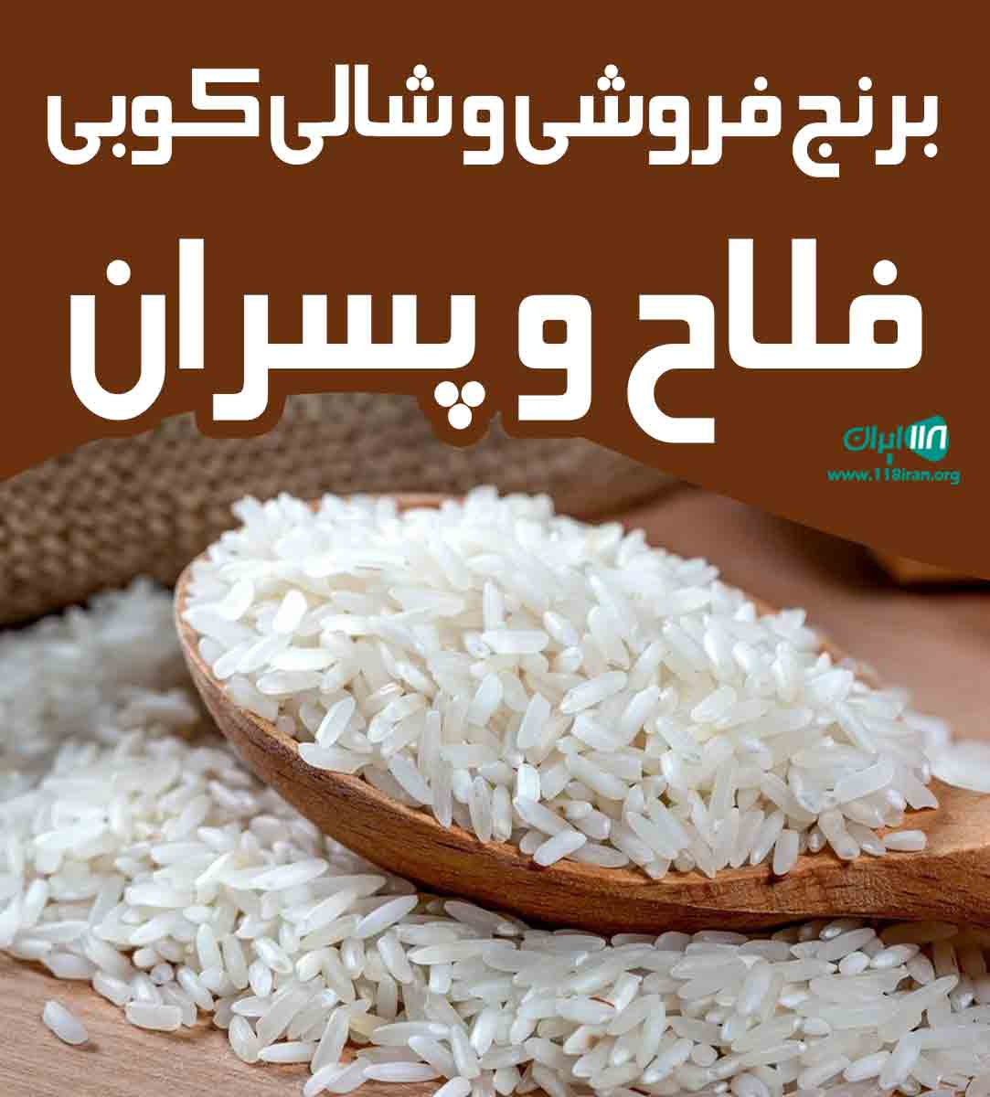 برنج فروشی و شالی کوبی فلاح و پسران در ساری