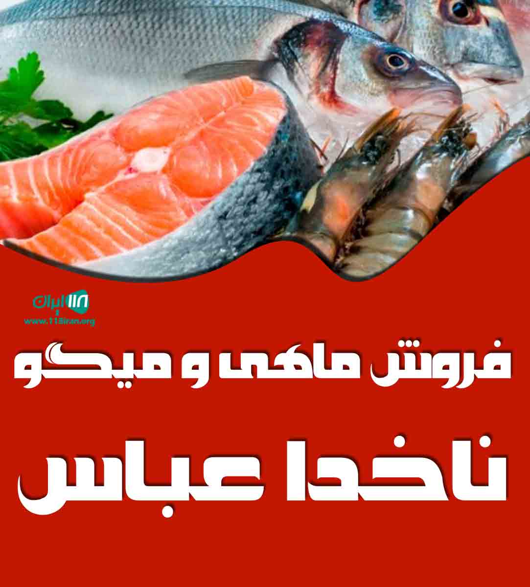 فروش ماهی و میگو ناخدا عباس در شیراز