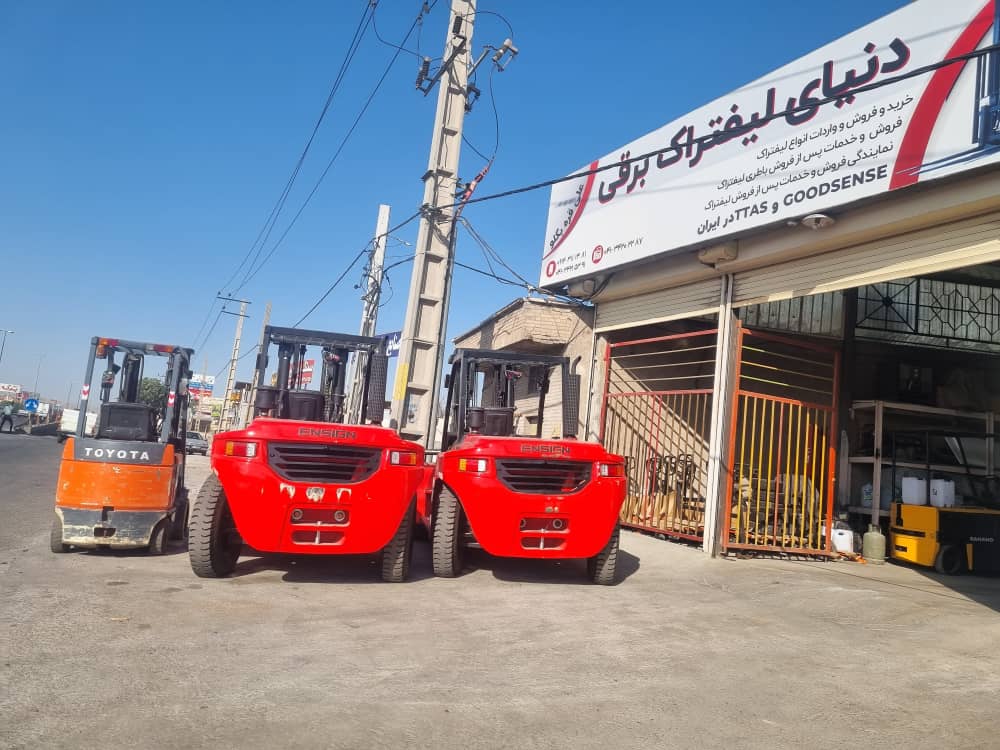 دنیای لیفتراک برقی علی قره بیگلو در تبریز