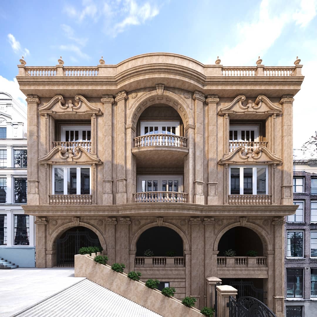 سنگ کاری نما ساختمان جهاندیده در لاهیجان سنگ کاری نما ساختمان جهاندیده در لاهیجان