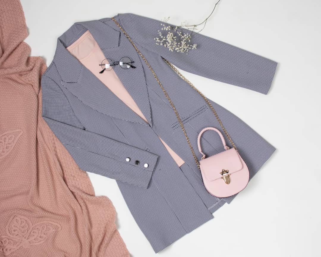 مانتو کتی پاییزه چهارخونه