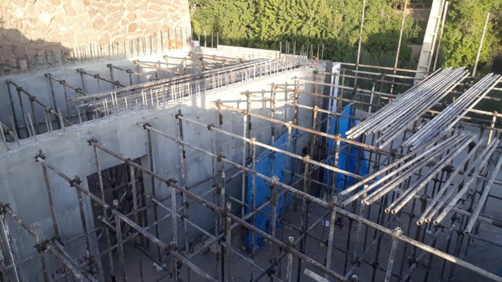 داربست فلزی صخره در دماوند