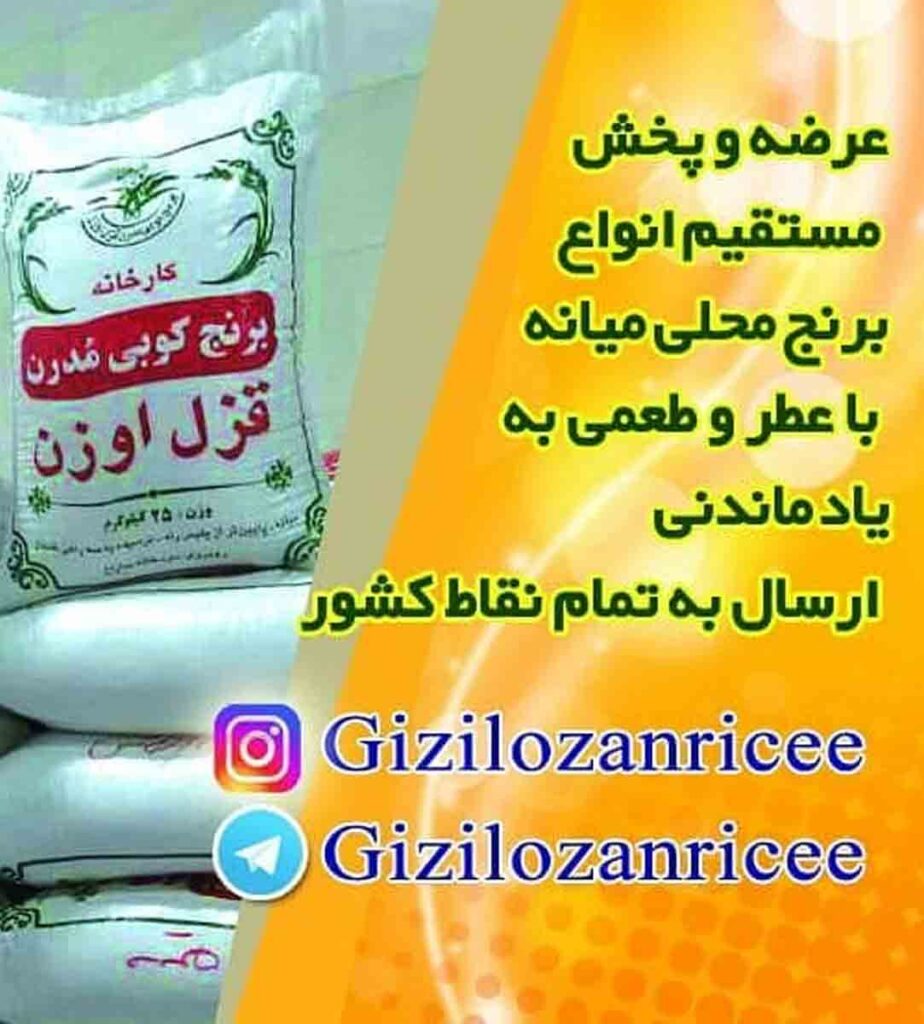 کارخانه برنج کوبی مدرن قزل اوزن در میانه کارخانه برنج کوبی مدرن قزل اوزن در میانه