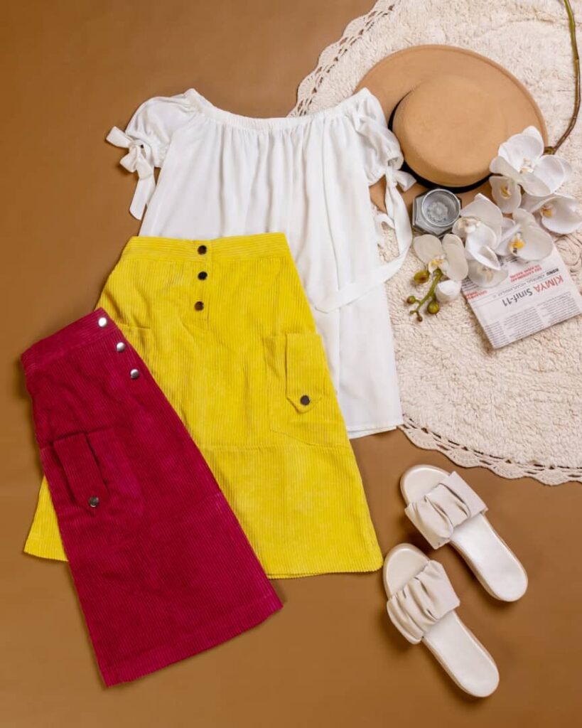 دامن مخمل کوتاه زنانه