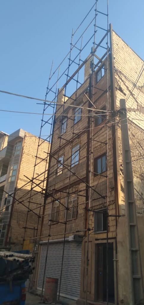 داربست فلزی صخره در دماوند