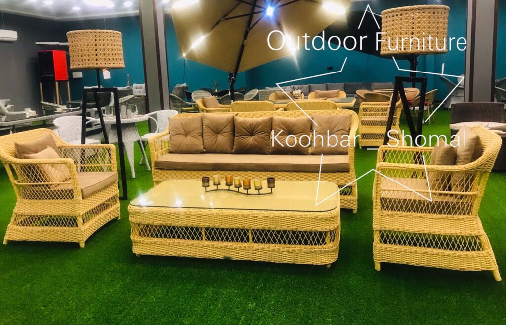 مبلمان دستبافت باغی ویلایی و فضای باز کوهبر در نوشهر