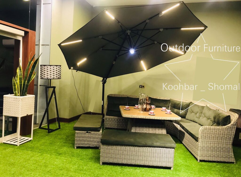 مبلمان دستبافت باغی ویلایی و فضای باز کوهبر در نوشهر