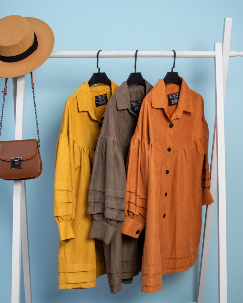 مانتو زنانه پاییزه طرح چین دار میکرو