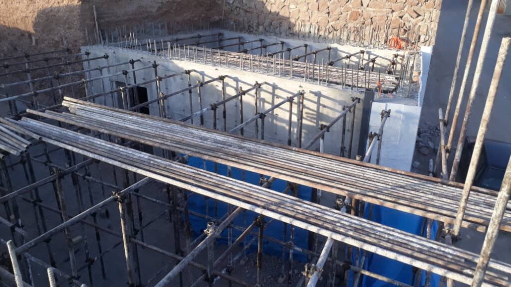 داربست فلزی صخره در دماوند