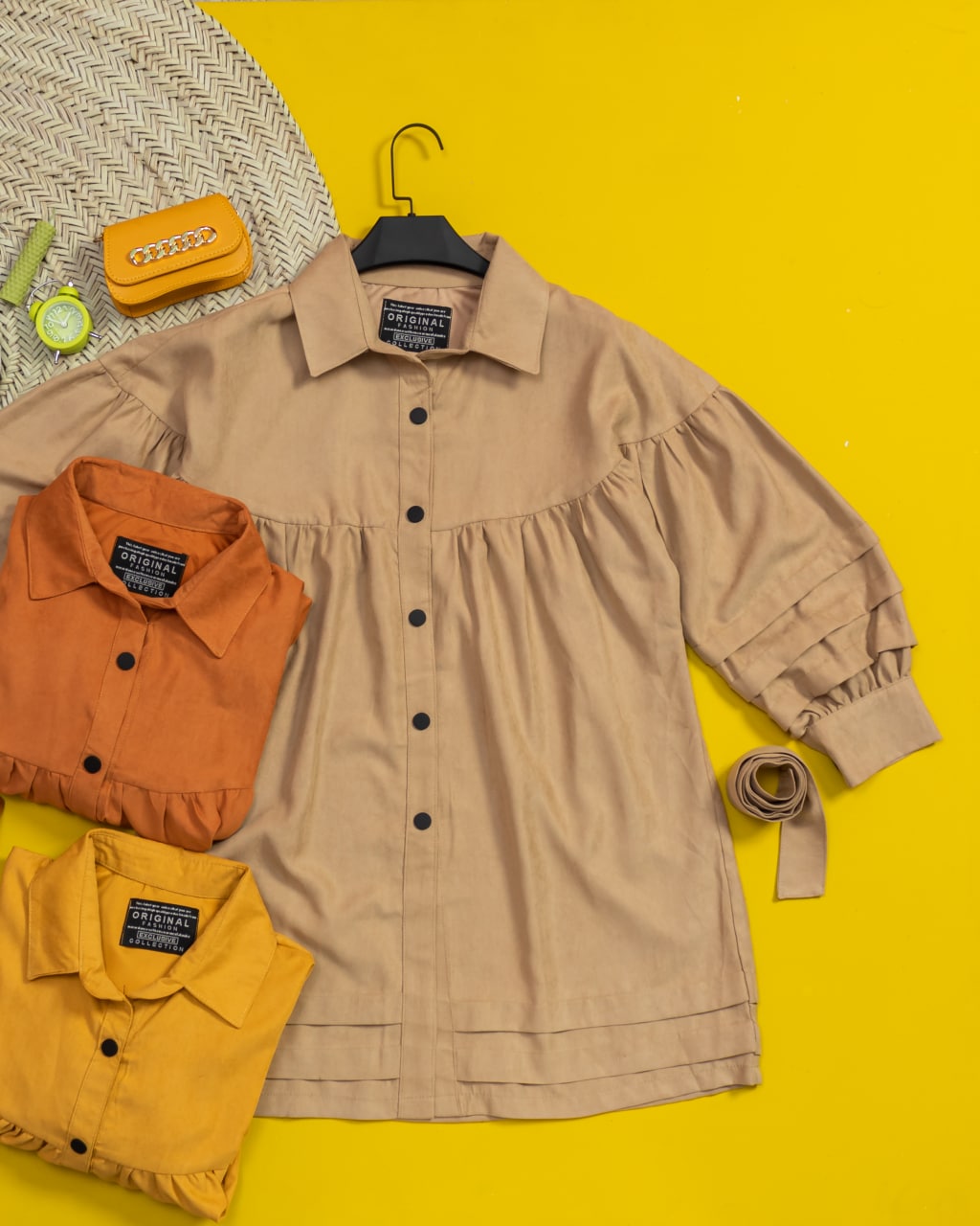 مانتو زنانه پاییزه طرح چین دار میکرو