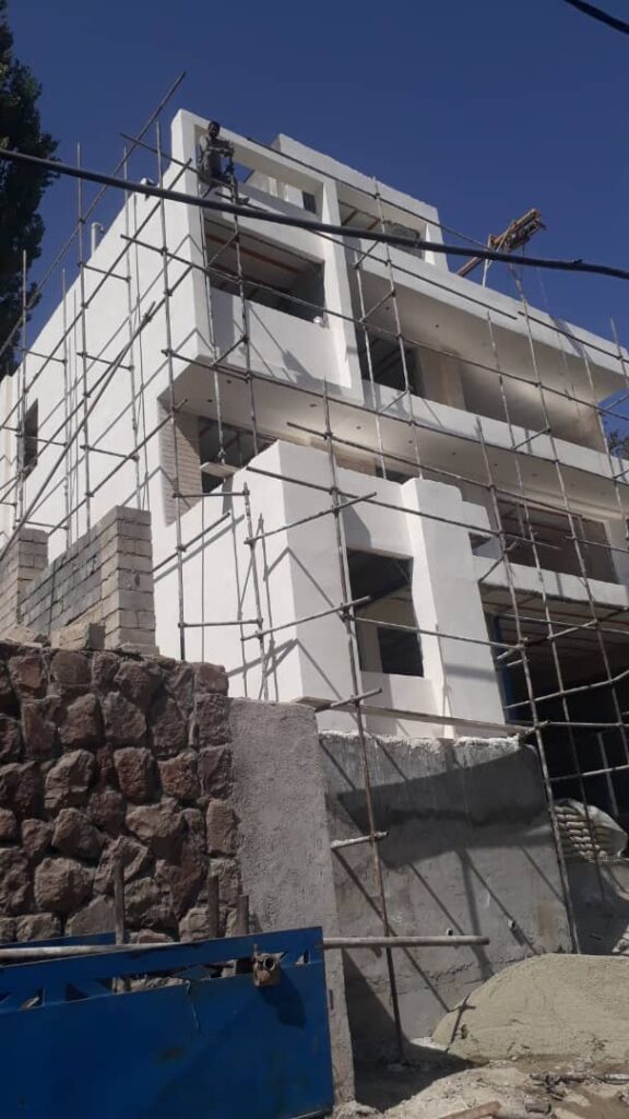 داربست فلزی صخره در دماوند