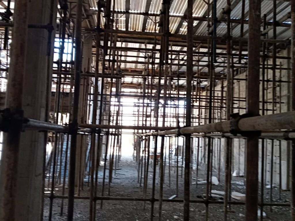 داربست فلزی صخره در دماوند