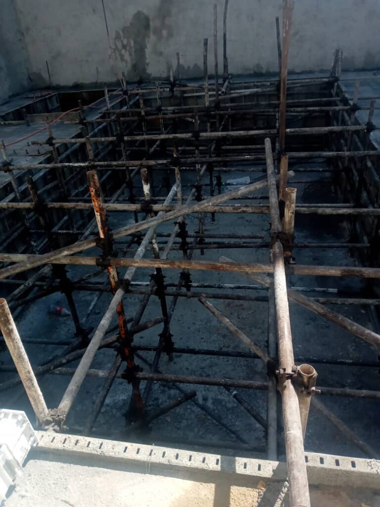 داربست فلزی صخره در دماوند