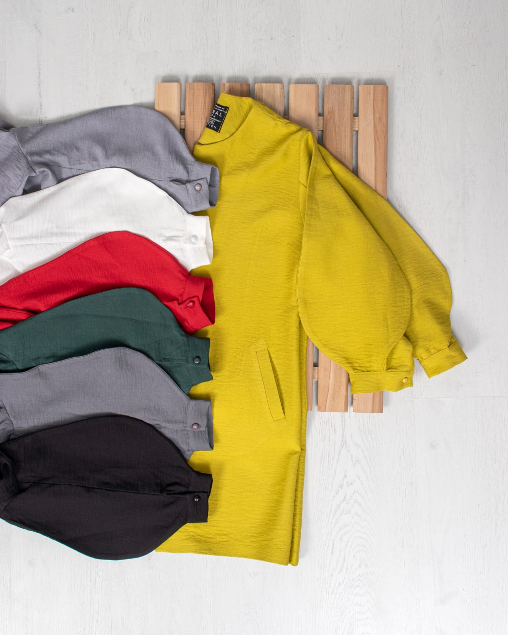 مانتو زنانه آستین برگی