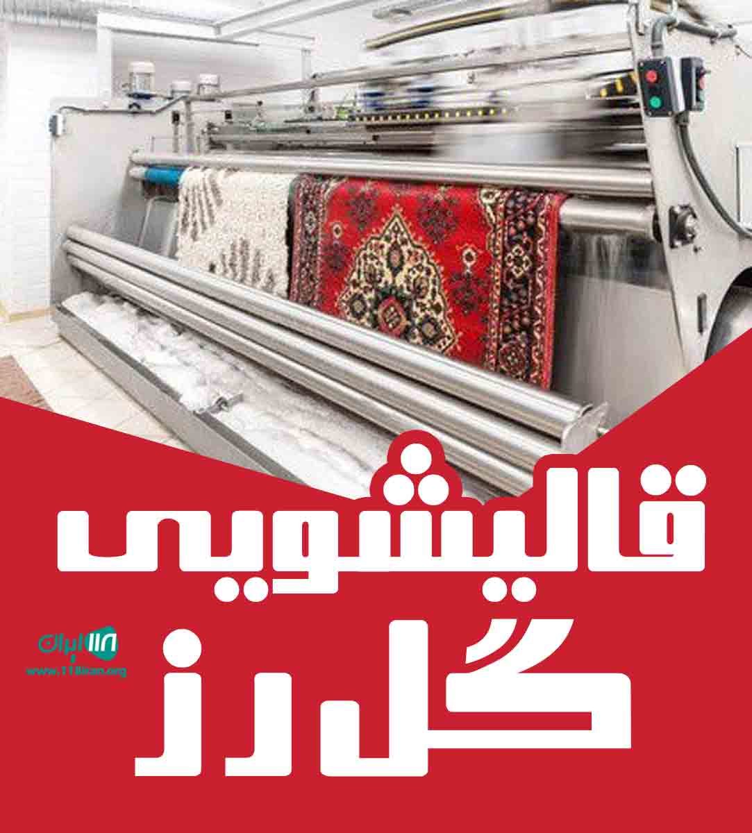 قالیشویی گل رز در شفت