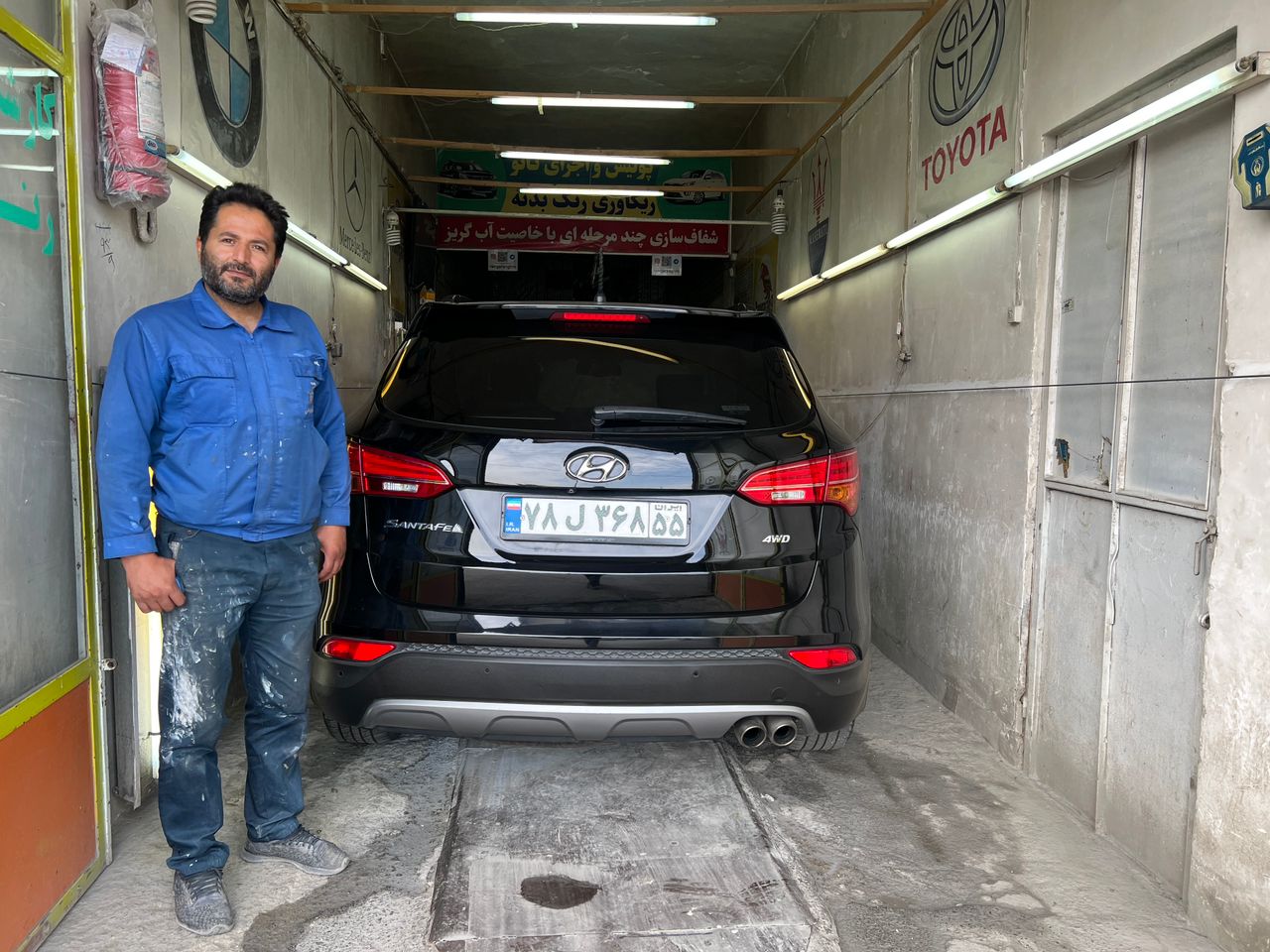 کارشناسی رنگ خودرو رنگارنگ در همدان